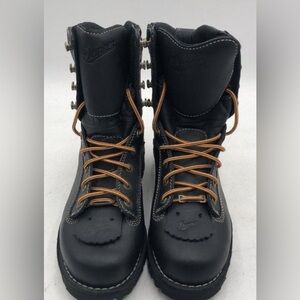 Danner Black Leather Boots with Brown Laces